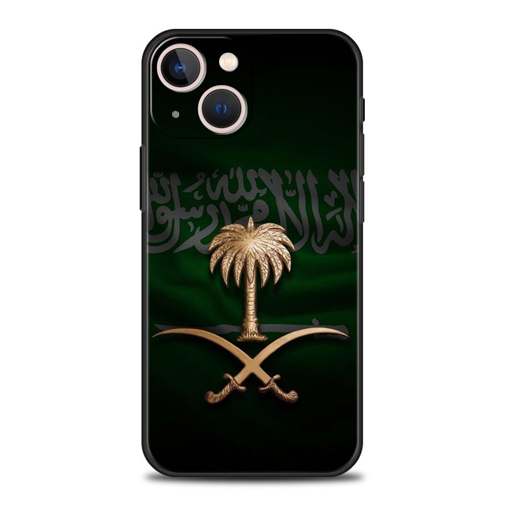Kingdom Of Saudi Arabia Flag Phone Case For iPhone 16 13 15 14 12 11 Pro MAX XR X SE XS 7 8 Plus Soft TPU Shell Cover