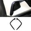 For Hyundai Tucson NX4 2020 2025 Front Fog Light Lamp Cover Trim Bumper Molding Eyebrow Eyelid Carbon Fiber Chrome Decoration