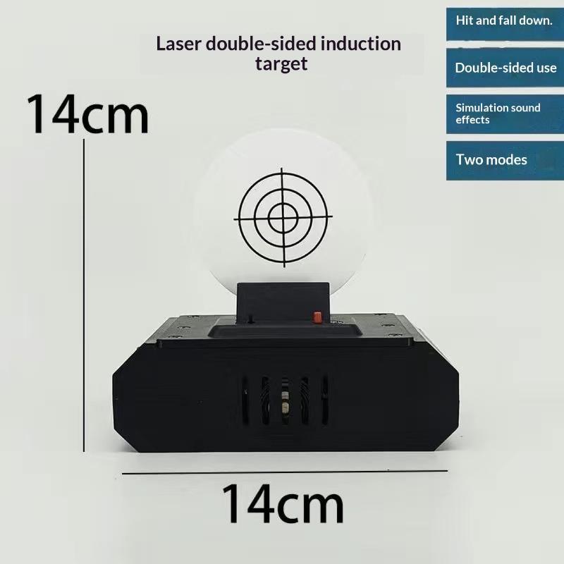 Auto Reset Laser Shooting Target Scoring Function Knock Down Design for Foam Blaster Training Competitive Game