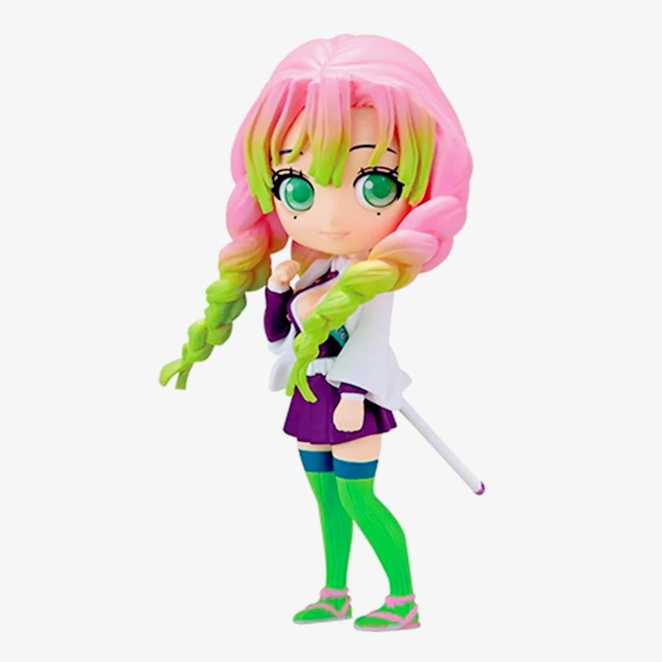 Anime Demon Slayer Figure Nezuko Tanjirou Zenitsu Inosuke Kyoujurou Giyuu Kawaii Qposket Pvc Model Toys Children Gift