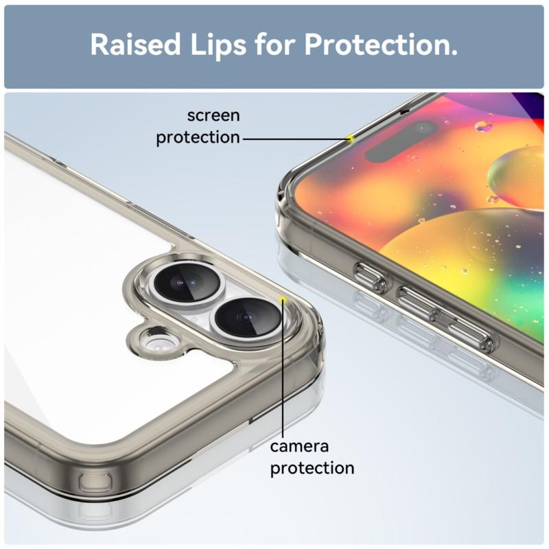 For iPhone 17 Pro Max Case For iPhone 17 17 Air 17 Pro 17 Pro Max Cover TPU Border Protective Phone Case for iPhone 17 Pro Max