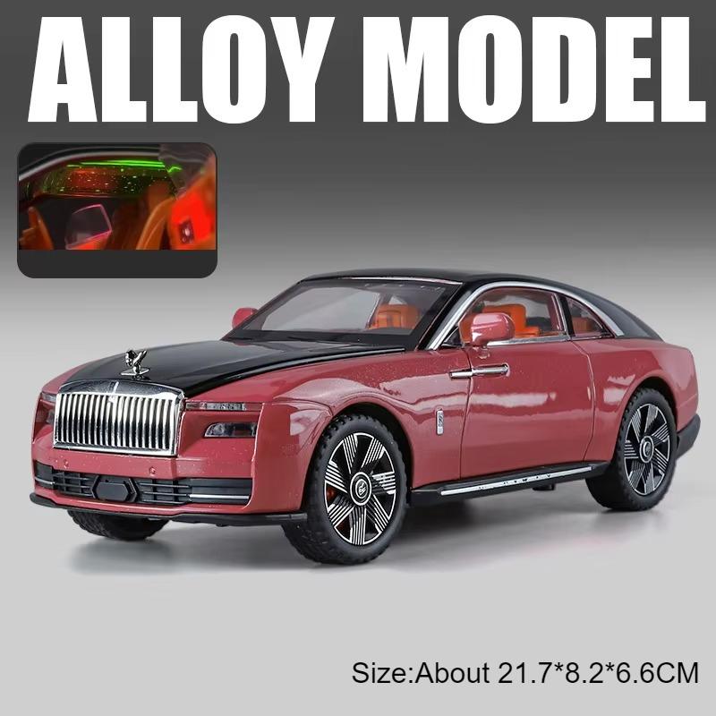 

1:24 Моделі Автомобілів Rolls-Royce Phantom Mansory Spectre Іграшки Металевий Кузов Гумові Шини Амортизація Моделі Транспортних Засобів Іграшки Подарунок на День Народження