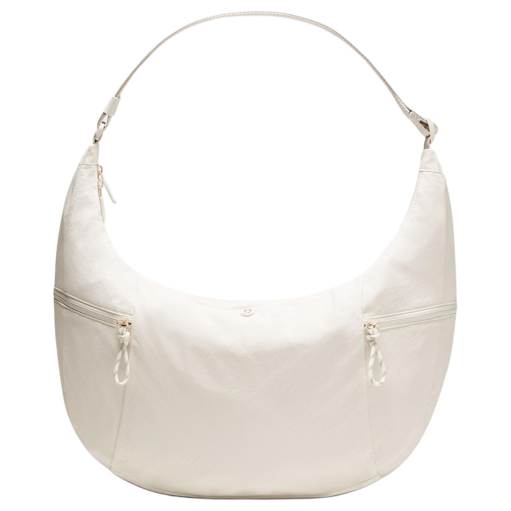

Lululemon Large Slouchy 13L Fashionable Versatile Nylon And Polyester Blend Tote Bag Unisex Tote Bag Light-Ivory Gold LU9CADS-042797 Light Ivory & Gold