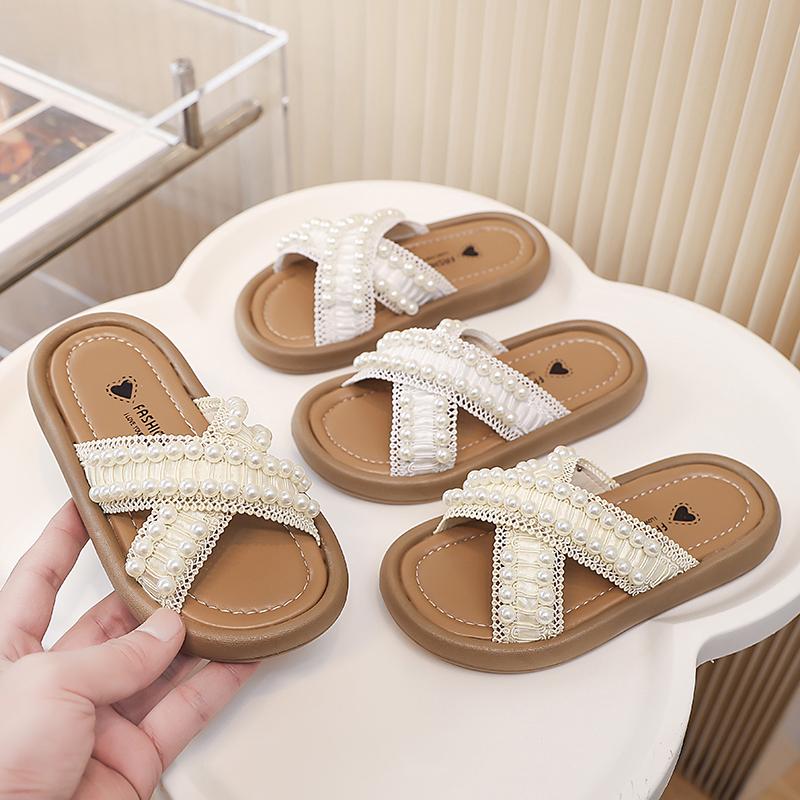 Girls Cloud Slides Toddler Shower Slippers Baby Cute Clogs Beach Pool House Sandals Quick Dry Anti-Slip Shoes for Kids