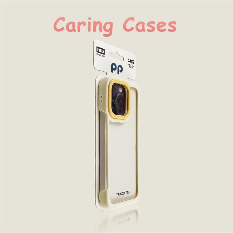 For iPhone 17 Pro Max Case Cream Frameless Silicone Kickstand Unisex Compatible with iPhone 16 15 14 13 iPhone 13