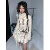 Japonské Harajuku Vintage Tops Tričko Fairycore Ženy Estetické Grunge Tričko Y2k Streetwear Grafika Trička Dámské košile