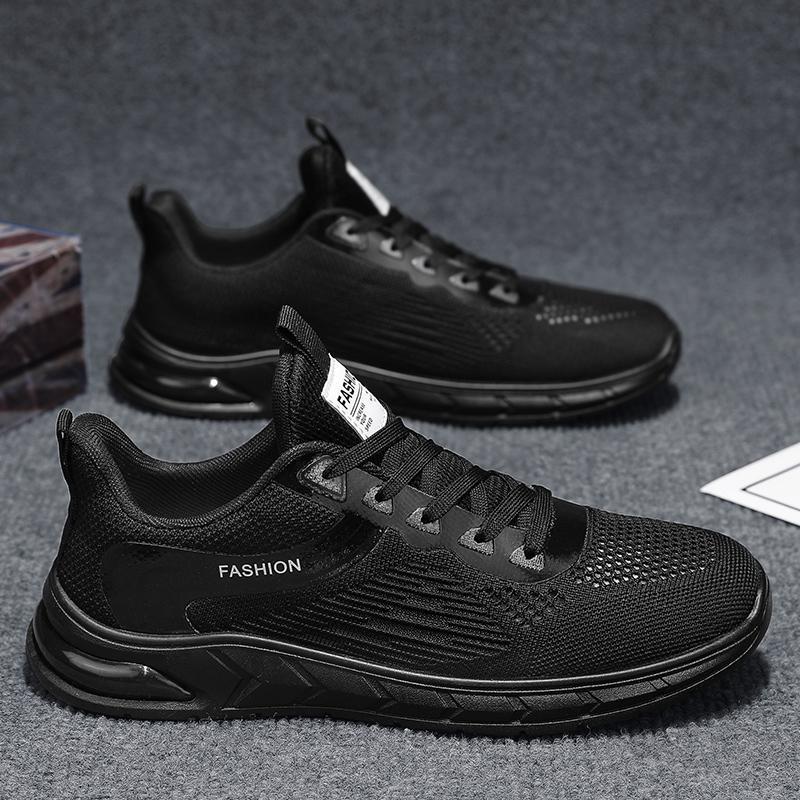 

Мужская обувь, спортивная обувь, мужская обувь на мягкой подошве, новая летняя сетчатая обувь 2025 года, модные дышащие кроссовки для бега в корейском стиле 44