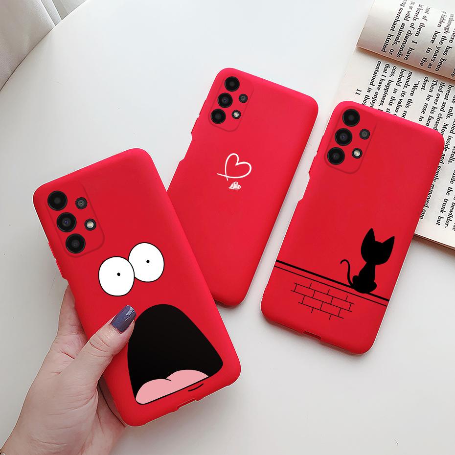 For Samsung A13 4G Case Cute Cartoon Painted Cover Silicone Soft TPU Phone Case For Samsung Galaxy A13 A 13 A 03 A03 Core Fundas