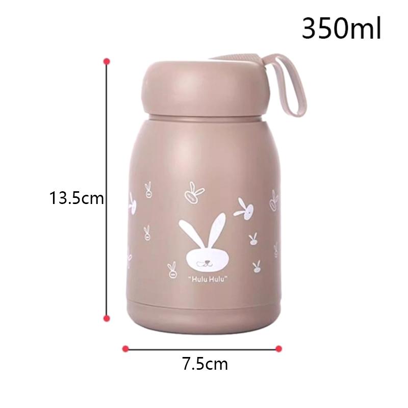 Cute Cartoon Drinking Glass Kettle Portable School Water Mug Home Office Lady Coffee Cup Rabbit Bottle For Girls Kids Gift