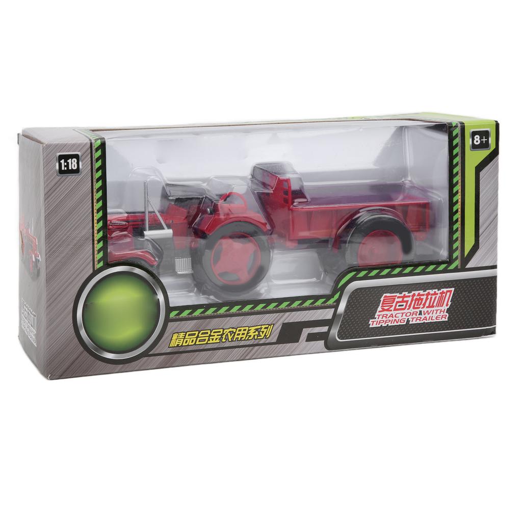 Nutzfahrzeugmodell 1/18 Legierung Retro Traktor Spielzeug für Kinder Spielzeugsammlung Dekoration