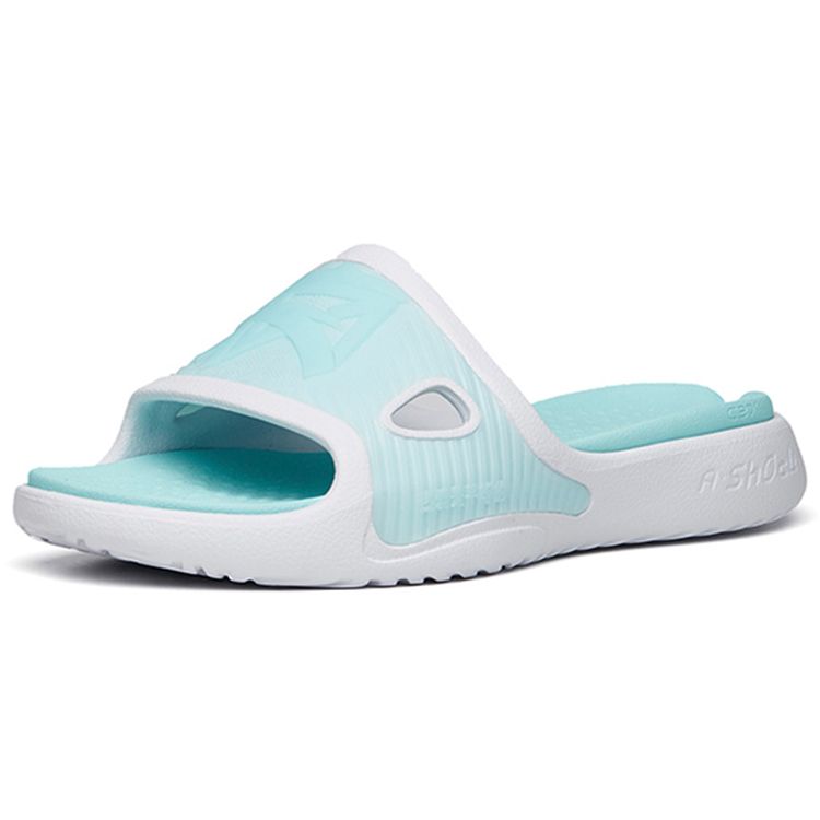 Anta Basketball Series Casual Sports Slide Sandals Men Footwear White Blue 112221802-4