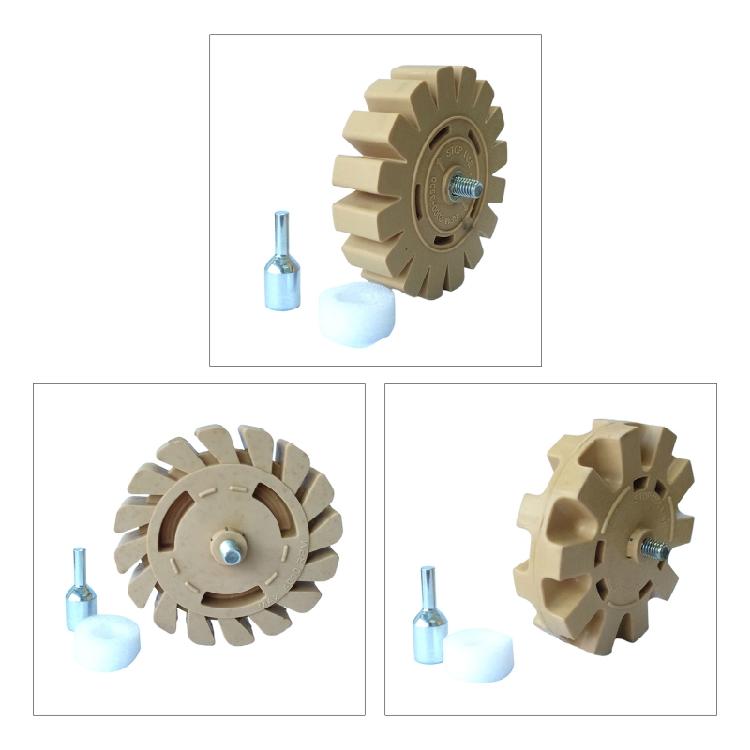 Car Pneumatic Rubber Eraser Wheel Pinstripe Adhesive Remover Decal Removal Tool