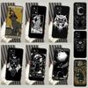 Moon Tarot Witch Cat Case For Samsung Galaxy A54 A34 A13 A23 A33 A53 A73 A12 A14 A22 A32 A52 A51 A71 A21S Coque