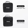 For Jeep Car Charging Gun Leather Bag Storage Box Auto Accessories For Jeep Grand Cherokee Wrangler JK Gladiator Compass Rene