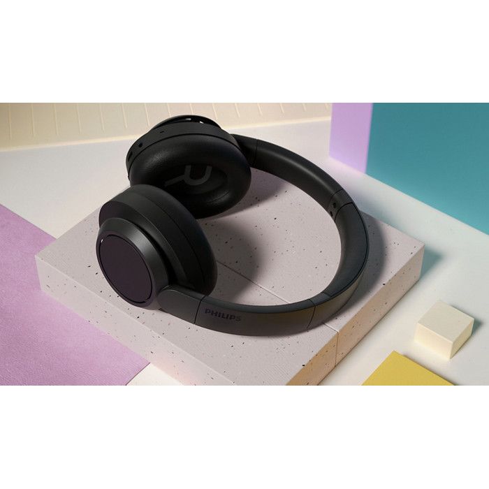 Casque Sans Fil - Philips - TAH6509BK00 - Réduction De Bruit - 75h Autonomie - Bluetooth 5.3