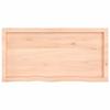 VidaXL Wall Shelf 100x50x6 Cm Solid Untreated Oak Wood 363568