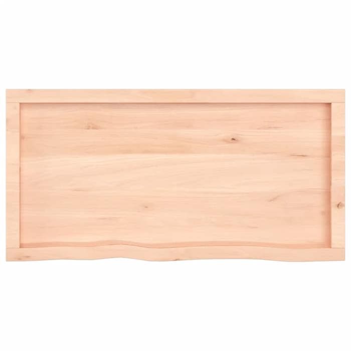VidaXL Wall Shelf 100x50x6 Cm Solid Untreated Oak Wood 363568