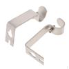 2 Bracket Holders for 0.62 Inch Curtain Rods