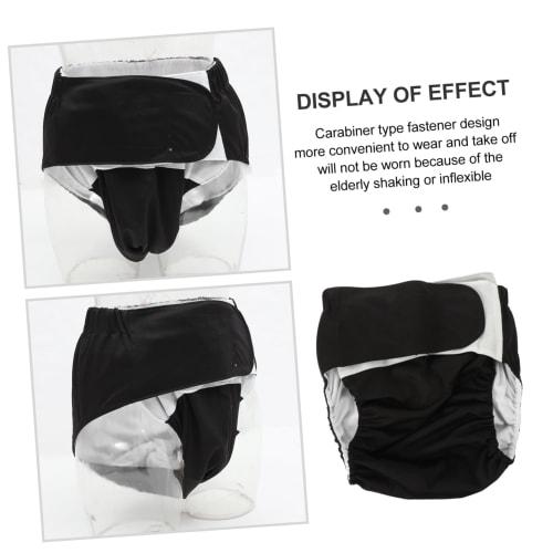 HAPINARY Washable Adult Diapers, Leak-Proof, Elderly Care, Breathable, Reusable, Unisex Diaper Pants for Home, Hospital, and Overnight Use