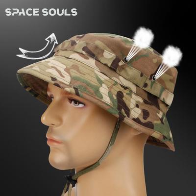 Men's Tactical Camouflage Boonie Hat - Summer Outdoor Fishing, Hiking, Camping Hat