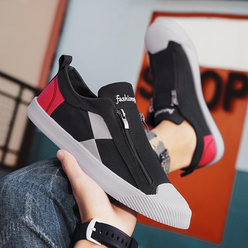 New Luxury Men's Sneakers Breathable Sports Running Shoes Fashionable and Versatile Casual Canvas Shoes Zapatos Para Hombres