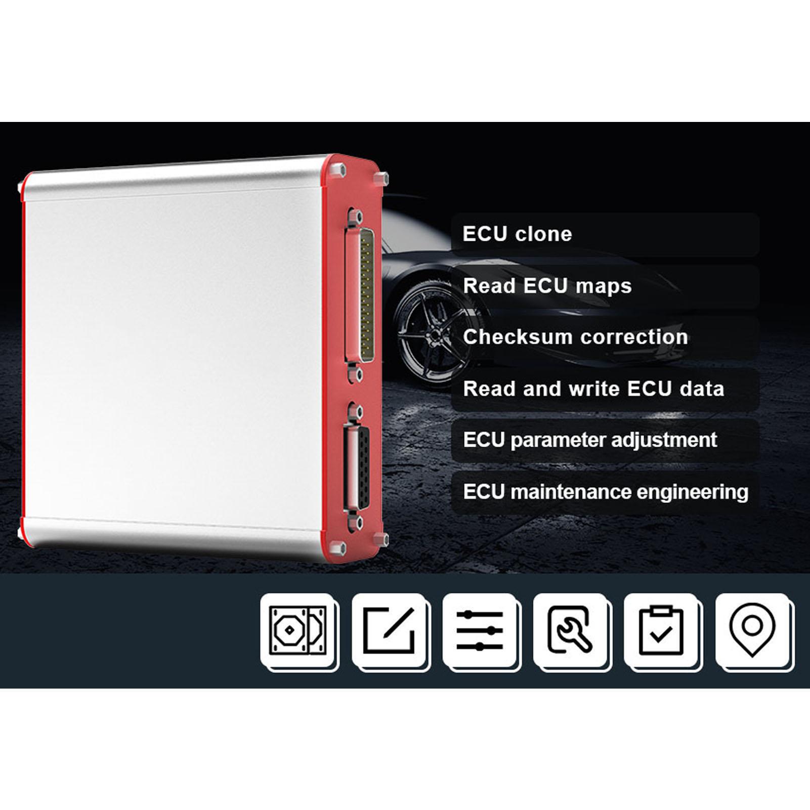 

Для PCMtuner V1.2.7 ECU Programmer 67 модулей Поддержка контрольной суммы Автомобильный диагностический инструмент 100Европейская вилка 240 В, европейская вилка без USB-ключа