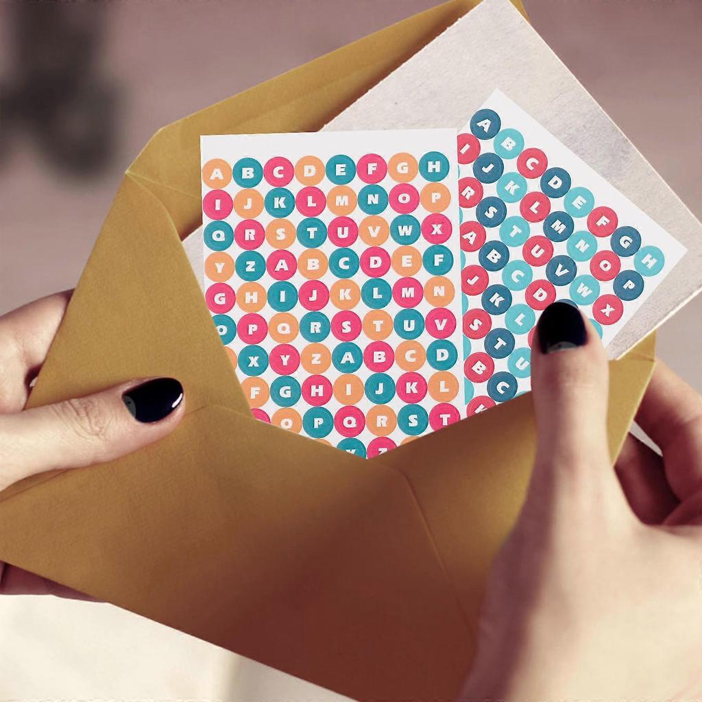 Assorted Color DIY Diary Decals for Decor with 20 Sheets Stickers Set