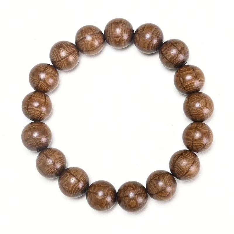 Handcrafted Buddhist Rosary Beads: Six-Lobed Sandalwood, 20mm, with Nine-Lobed Design for Literary and Play Collections