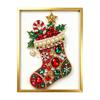Christmas Tree Jewelry Framed Kit with Supplies for DIY Holiday Decor