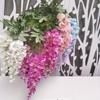 Purple Wisteria Artificial Hanging Flowers For Wedding Decor With Multicolor Options