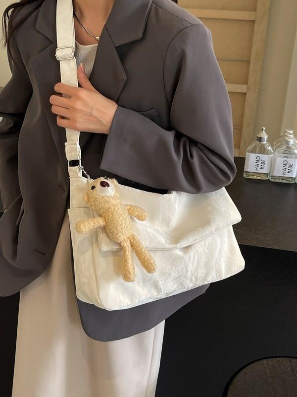 Summer Small Crossbody Bag With Pu Material For Daily Casual Women