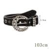 Elegant Rhinestone Waist Belt for Women's Jeans and Dresses with Stylish Pin Buckle