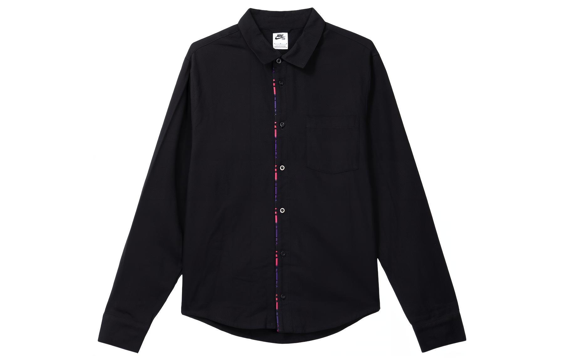 Nike Shirts Unisex Black Lapel Moderate Other DH2661-010 L