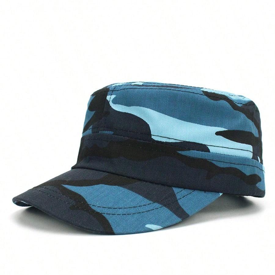 1pc Unisex Camouflage Newsboy Cap,Adjustable Head Circumference Baseball Cap,Outdoor Baseball Cap,Suitable for Daily Use,Travel