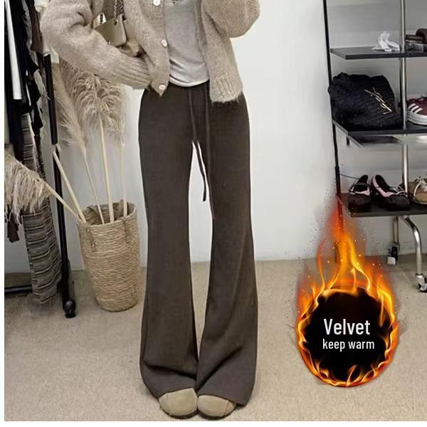 

Australian Cashmere Flared Pants 2.0: Supermodel Velvet Slimming Casuals S (40-50 kg)