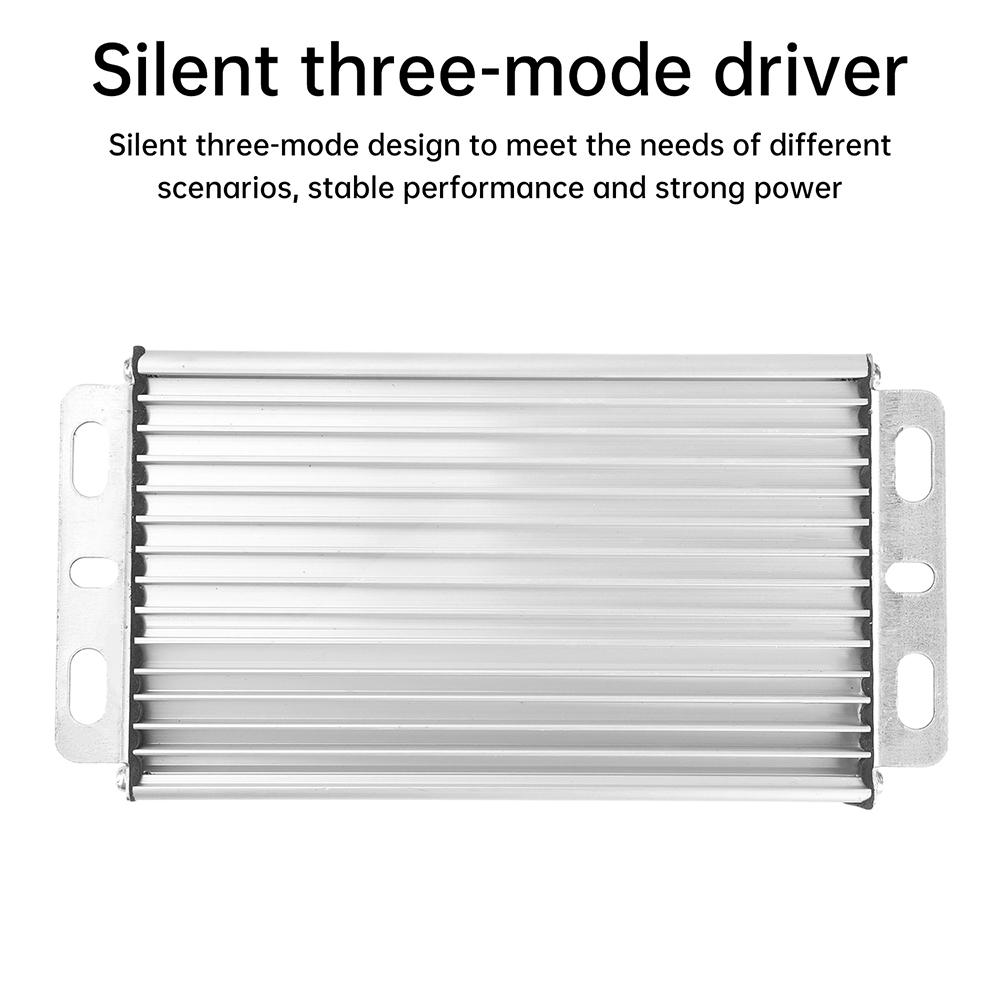 E-Scooter Brushless Motor Sine Wave Silent 3-Mode Drive Controller for E-Bike E-Tricycle E-Car Modification 48V-72V 500-3000W