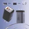 150W Dual Port USB & Type-C Charger, PD 22.5W Fast Charging Adapter