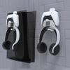 For PS5 Slim Host Wall Hanging Stand with Controller Headset Hook Display Holder Stable for PS5 Disc Version & Digital Edition