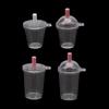 10 Pieces Mini Simulation Milk Tea Cup Miniature Realistic Coffee Cup Dollhouse Acrylic Cup Mug Model Display Decoration