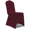 Day and Night - Day and Night Elastic Chair Covers Burgundy 100 Units