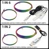 Full Colors USB Car LED Ambient Light Acrylic Strips Dashboard Lights RGB Car Interior Hidden App Remote Control Atmosphere Lamp