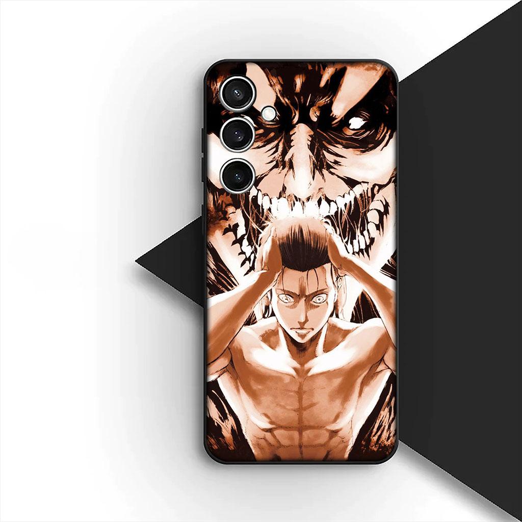 Casing Phone Cover for Huawei P30 P20 Mate 20 10 Lite Pro Y7 Y6P Y7A 2019 Nova 5T 3I Case Attack Eren Jaeger on Levi titan
