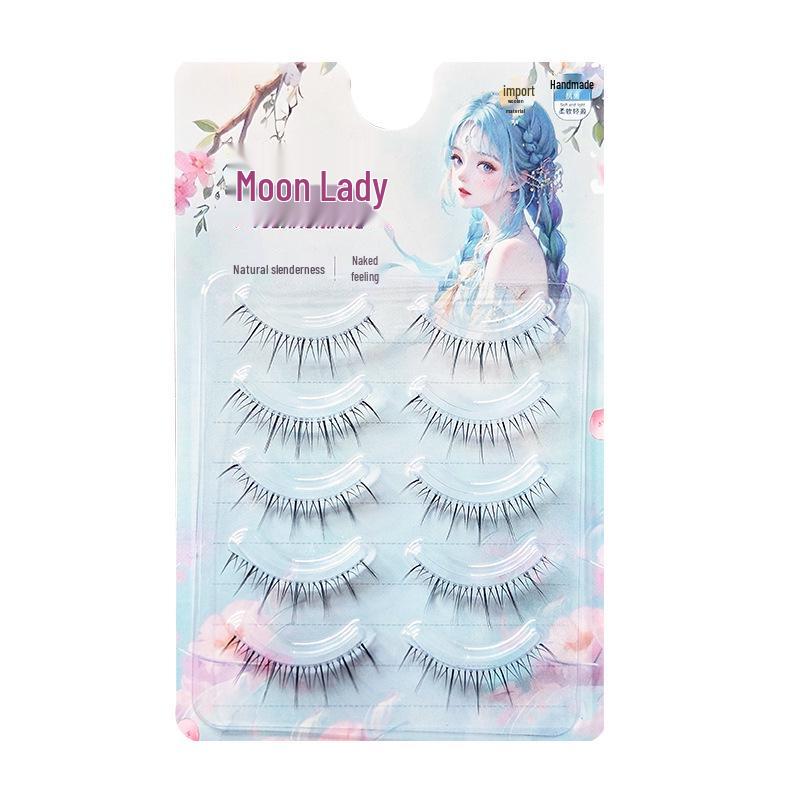 

Yue Jiao Niang Sunflower Natural False Eyelashes with Transparent Stem