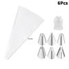 Stainless Steel Piping Nozzle Set,Cake Decorating Tools, Cream Glue Piping Nozzles,Thickened EVA Piping Bags