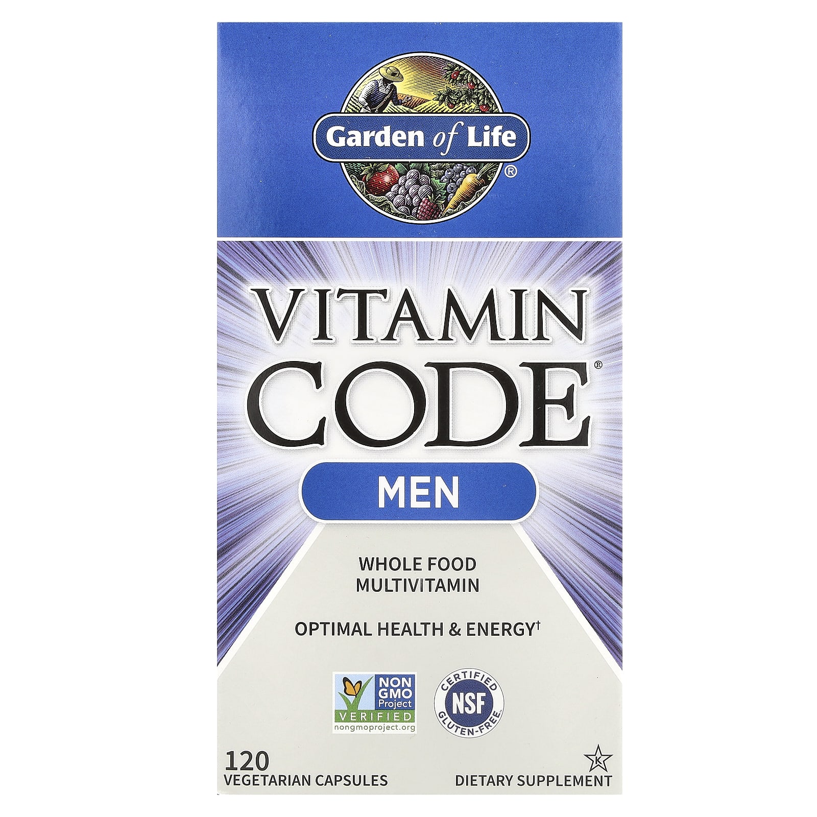

Vitamin Code®, Men s Whole Food Multivitamin, 120 Veggie Caps