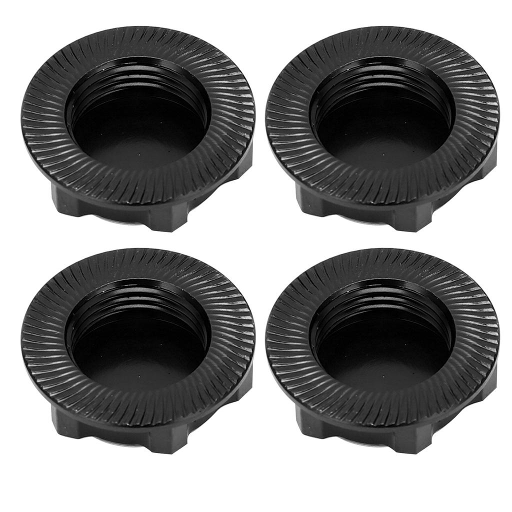 Lightweight Aluminum Alloy Hex Wheel Nuts 17mm Anti Loose Dustproof Hex Nut for 18 RC CarOrange