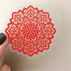 50 Spring Festival Window Grille Stickers Pack Waterproof Transparent PET Manual New Year Material Decorative Guitar Notebook