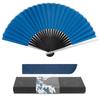 Aluminum Fan for Alloy Durable Metal Popular Cotton Fashionable Metal Fireworks Overseas Heatwave SMT097 Plain Blue [Ogimando] Men, Fan, Fan, Men's