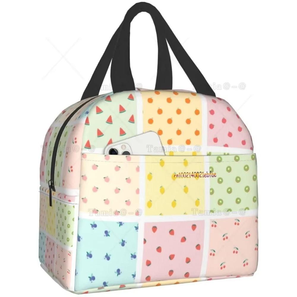

Милая сумка для ланча в виде арбуза, дорожная, рабочая, пикниковая, бенто-коробка, охладитель, многоразовые холщовые коробки для женщин и детей, изолированные сумки для ланча 22x20x13CM хаки