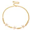 Bohemian Starfish Waist Chain: Ocean-Inspired Beaded Beach Body Jewelry